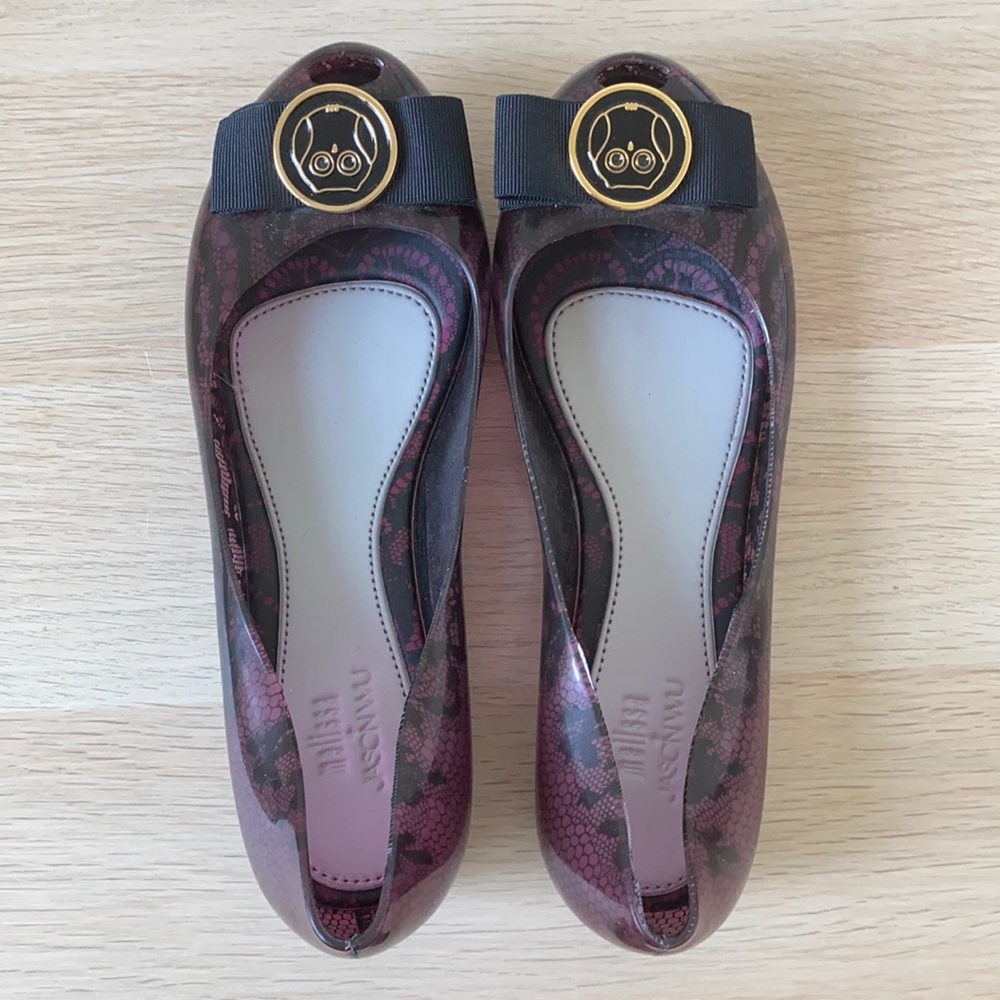 Melissa X Jason Wu Jelly Flats size US 7